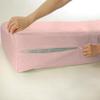 Velosso 1 Piece Zipper Mattress Cover Only Queen Size 15" Pocket Sold Separately 1000 Thread Count 100% Egyptian Cotton, Light Pink view 1