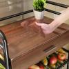 Kitchen Shelf 4-Tier Rolling Kitchen Storage shelf Rolling Utility Cart with Shelves Wire Basket Kitchen Cart Microwave Oven Stand Fruit Vegetable Spice Organizer Rack Kitchen Rack Storage (Color : 1 view 3