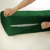 Velosso 1 Piece Zipper Mattress Cover Only Twin XL Size 12" Pocket Sold Separately 1000 Thread Count 100% Egyptian Cotton, Green view 1