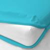 1 Piece Zipper Mattress Cover Only California King Size 12" Pocket Sold Separately 1000 Thread Count 100% Egyptian Cotton, Turquoise Blue view 2