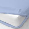 Velosso 1 Piece Zipper Mattress Cover Only Twin Size 18" Pocket Sold Separately 1000 Thread Count 100% Egyptian Cotton, Light Blue view 2