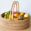 Cane Woven Storage Basket, Shelf Baskets, Handwoven Small Boxes, Storage Bucket for Clothes, Toys, Towels, Office Products,L view 4