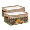 2 Pack Large Storage Baskets Bins Thanksgiving Gnomes Collapsible Storage Box Laundry Organizer for Closet Shelf Nursery Kids Bedroom Farmhouse Pumpkin Floral view 1
