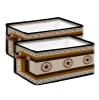 2 Pack Large Storage Baskets Bins Western Texas Star Collapsible Storage Box Laundry Organizer for Closet Shelf Nursery Kids Bedroom Country Brown Star Farmhouse view 1