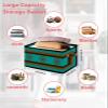2 Pack Large Storage Baskets Bins Western Texas Star Collapsible Storage Box Laundry Organizer for Closet Shelf Nursery Kids Bedroom Country Star Farmhouse Teal view 2