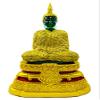 BUDDHO Emerald Buddha Statue Meditating Seated 11" H. Thai Buddha Statue Room Decor Home Decor Buddha Statue for Home Small Gift Office Gift Sculpture Figurines (Winter) view 1