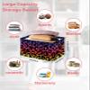 2 Pack Large Storage Baskets Bins Rainbow Ombre Leopard Collapsible Storage Box Laundry Organizer for Closet Shelf Nursery Kids Bedroom Modern Cheetah Abstract Art Aesthetics view 2