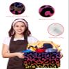 2 Pack Large Storage Baskets Bins Rainbow Ombre Leopard Collapsible Storage Box Laundry Organizer for Closet Shelf Nursery Kids Bedroom Modern Cheetah Abstract Art Aesthetics view 4