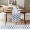 Ldtrchee Navy Blue Beach Starfish Table Runner 72 Inches, Summer Ocean Nautical Coastal Bed Runner Dresser Scarves Tabletop for Indoor Outdoor Parties/Ceremony/Banquet, 14" x 72" view 3