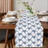 Ldtrchee Navy Blue Beach Starfish Table Runner 72 Inches, Summer Ocean Nautical Coastal Bed Runner Dresser Scarves Tabletop for Indoor Outdoor Parties/Ceremony/Banquet, 14" x 72" view 4