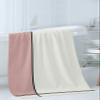 Abstract Blush Pink Bath Towels for Bathroom Set - Luxury Microfiber Towels Gifts for Women,Quick Dry Beach Kitchen Hand Hair Face Towel Washcloth,Modern Geometric Patchwork Stripes Art Towels+Set view 2
