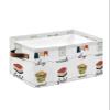 1 Pack Large Storage Baskets Bins Laundry Room Wash Dry Fold Repeat Collapsible Storage Box Laundry Organizer for Closet Shelf Nursery Kids Bedroom Cartoon Texture Washing view 1