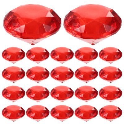 GLEAVI 1bag Valentine Day Vase Filler Floating Simulated Gems Decorative Beads for Weddings Parties and Home Decor of Realistic Floating Ornaments