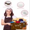 2 Pack Large Storage Baskets Bins Halloween Collapsible Storage Box Laundry Organizer for Closet Shelf Nursery Kids Bedroom Boo Farmhouse Pumpkin Ghost Brown view 4