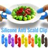 1 Pair Mini Silicone Finger Clip, Professional High Heat Resistant Finger Protection Guards Bowl Dish Plate Clamp Holder, Heat Insulated for Curling & Flat Irons, Wands, Blow Dryers view 2