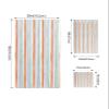 Abstract Orange Bath Towels for Bathroom Set - Luxury Microfiber Towels Gifts for Women,Quick Dry Beach Kitchen Hand Hair Face Towel and Dish Washcloth,Geometric Striped Ombre Green Gym Towels+Set view 4