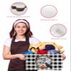 2 Pack Large Storage Baskets Bins Halloween Collapsible Storage Box Laundry Organizer for Closet Shelf Nursery Kids Bedroom Trick or Treat Pumpkin Black White Plaid view 4