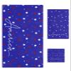 Country Star American Bath Towels for Bathroom Set - Luxury Microfiber Towels Gifts for Women,Quick Dry Beach Kitchen Hand Hair Face Towel and Dish Washcloth,Country Rustic Blue Stars RedTowels+Set view 1