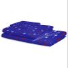 Country Star American Bath Towels for Bathroom Set - Luxury Microfiber Towels Gifts for Women,Quick Dry Beach Kitchen Hand Hair Face Towel and Dish Washcloth,Country Rustic Blue Stars RedTowels+Set view 2