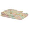 Auqa Yellow Pink Striped Bath Towels for Bathroom Set - Luxury Microfiber Towels Gifts for Women,Quick Dry Beach Kitchen Hand Hair Face Towel and Dish Washcloth,Ice Cream Summer Rainbow Gym Towels+Set view 2