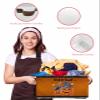 2 Pack Large Storage Baskets Bins Halloween Collapsible Storage Box Laundry Organizer for Closet Shelf Nursery Kids Bedroom Black Beige Plaid Pumpkin Crow Orange view 4