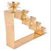 SHIV SHAKTI ARTS Pure Brass 5-Step Oil Lamp Diya with Lotus Designed Petal Decorative Diya (Set of 2) view 3