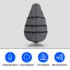 Covers & all Christmas Tree Upright Storage Bag, 8 oz Heavy Duty 600 Denier Water Repellant and UV Resistant Fabric with Buckle Straps, Zipper & Drawstrings (5 feet, Charcoal Gray) view 3
