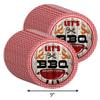 Birthday Galore Let's BBQ Red Gingham Party Supplies Tableware - Bar-B-Q Disposable Round Paper Plates - Summer Barbecue Picnic Plate - 32 Piece Large 9" Paper Plates view 2