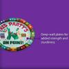 This Party is on Point Cactus and Llama Disposable Party Supplies - Southwest Round Party Paper Plates - Fiesta 32 Piece Large 9" Paper Plates In Bulk view 3
