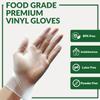 GORILLA SUPPLY Disposable Heavy Duty Vinyl Gloves Latex Free Powder Free, BPA Free Food Safe Grade Disposable Glove, X-Large XL, 300 Count view 2