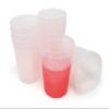 Rolling Sands 16 oz. Reusable Plastic Stadium Cups, 8 Pack, Made in USA, BPA-Free Dishwasher Safe Color Changing Tumblers, Frost To Red Pink view 1