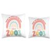20 Birthday Making the world a better place since 2003 Throw Pillow view 3
