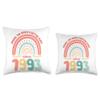 30 Birthday Making the world a better place since 1993 Throw Pillow view 3