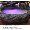 HIHELO Desktop Fountain Tabletop Fountain Elephant Flowing Water Fountain Landscape Indoor Living Room Decorations with Atomizer Desktop Decoration Water Fountain Outdoor view 4
