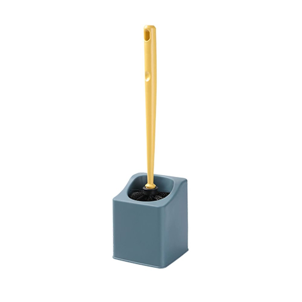 NOVOCE Toilet Brush Toilet Brush and Holder 2 Pack,Toilet Bowl Brush with Long and Large Handle for Bathroom Cleaner Brush Toilet Holder Toilet Bowl Brush (Color : B)