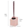 NOVOCE Toilet Brush Toilet Brush and Holder 2 Pack,Toilet Bowl Brush with Long and Large Handle for Bathroom Cleaner Brush Toilet Holder Toilet Bowl Brush (Color : B) view 2