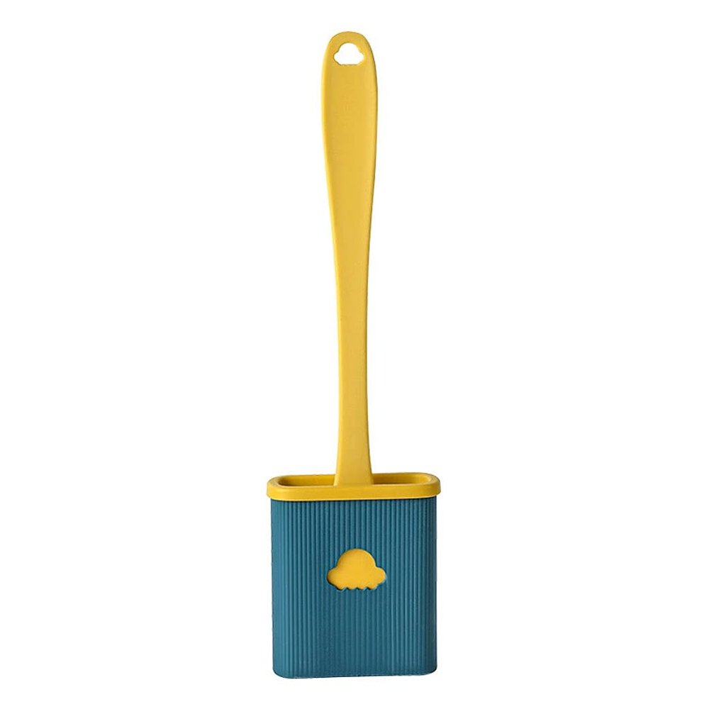 NOVOCE Toilet Brush and Holder Toilet Brush Holder, Toilet Bowl Brush Holder with Drawable Base, Non-Slip Handle and Quick Drying Holder for Bathroom Toilet Bowl Brush and Holder