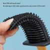 NOVOCE Toilet Brush and Holder Toilet Brush Holder, Toilet Bowl Brush Holder with Drawable Base, Non-Slip Handle and Quick Drying Holder for Bathroom Toilet Bowl Brush and Holder view 3