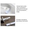 NOVOCE Toilet Brush Home Toilet Brush Holder Guard Set Toilette Bathroom Cleaning Tools Useful Accessories Toiletten Toilet Brush Set Toilet Bowl Brush view 4