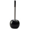 NOVOCE Toilet Brush Toilet Brush Holder Household Ceramic Toilet Bowl Brush Bathroom Soft Hair Cleaning Brush Round Floor Toilet Cleaning Brushs Set Toilet Bowl Brush (Color : A) view 1