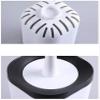 NOVOCE Toilet Brush Holder Toilet Brush and Holder Toilet Brush and Bracket Plastic Set Household Bathroom Cleaning Soft Hair Long Handle Toilet Brush Save Space Toilet Bowl Brush and Holder view 4