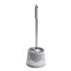 NOVOCE Toilet Brush Holder Toilet Brush and Holder with Strong Bristles Bathroom Toilet Bowl Cleaner Brush Set Toilet Cleaning Brush Kit Toilet Bowl Brush and Holder (Color : Gris) view 1