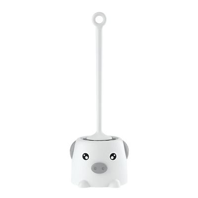 NOVOCE Toilet Brush Holder Toilet Brush and Holder Set, Deep Clean Toilet Bowl Brush with Soft Bristle for Bathroom Toilet Brush Holder Cleaning Kits Toilet Bowl Brush and Holder (Color : C)