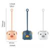 NOVOCE Toilet Brush Holder Toilet Brush and Holder Set, Deep Clean Toilet Bowl Brush with Soft Bristle for Bathroom Toilet Brush Holder Cleaning Kits Toilet Bowl Brush and Holder (Color : C) view 2