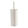 NOVOCE Toilet Brush with Holder Plastic Toilet Brush and Bracket Bathroom Toilet Bowl Brush with Base Set Cleaning Bowl Brush Brown Beige Cleaning Brush (Color : Brown) view 1