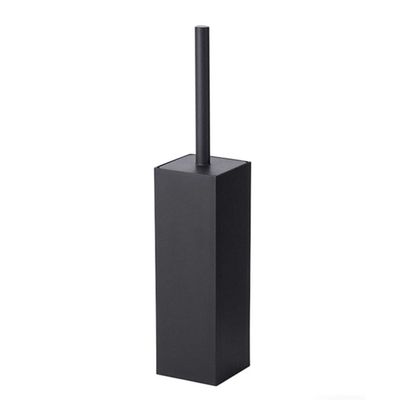 NOVOCE Toilet Brush Square Long Handle Toilet Brush and Toilet Brush with Lid Simple Design Household Cleaning Bathroom Toilet Brush Set Toilet Bowl Brush