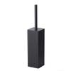 NOVOCE Toilet Brush Square Long Handle Toilet Brush and Toilet Brush with Lid Simple Design Household Cleaning Bathroom Toilet Brush Set Toilet Bowl Brush view 1