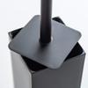 NOVOCE Toilet Brush Square Long Handle Toilet Brush and Toilet Brush with Lid Simple Design Household Cleaning Bathroom Toilet Brush Set Toilet Bowl Brush view 4