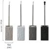 Toilet Brush Holder Toilet Brush and Holder Ceramic Toilet Brush and Bracket Bathroom Toilet Brush Set Stainless Steel Long Handle Handle Clean The Toilet Toilet Bowl Brush and Holder ( Color : Gris ) view 2