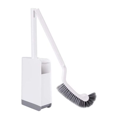 Toilet Brush Holder Toilet Brush and Holder Plastic Toilet Brush Holder Arc Shape Long Handle Soft Hair Toilet Cleaning Set Home Bathroom Toilet Brush and Holder Toilet Bowl Brush and Holder ( Color :